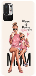 Husa din silicon compatibila cu Xiaomi Redmi note 10S - model Mama 
