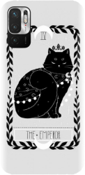 Husa din silicon compatibila cu Xiaomi Redmi note 10S - model Tarot The Emperor 