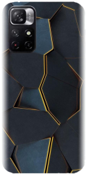 Husa din silicon compatibila cu Xiaomi Redmi Note 11 5g - model Abstract Draw 