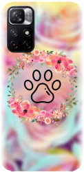 Husa din silicon compatibila cu Xiaomi Redmi Note 11 5g - model Animal Love 