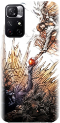 Husa din silicon compatibila cu Xiaomi Redmi Note 11 5g - model Death Note 