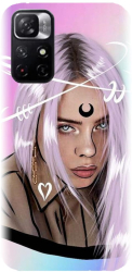 Husa din silicon compatibila cu Xiaomi Redmi Note 11 5g - model Fan Art Billie 