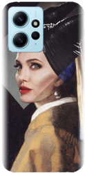 Husa din silicon compatibila cu Xiaomi Redmi Note 12 4g - model Girl With A Pearl