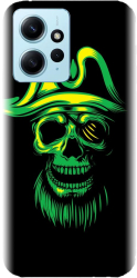 Husa din silicon compatibila cu Xiaomi Redmi Note 12 4g - model Pirate Skull 