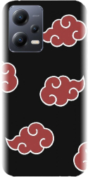 Husa din silicon compatibila cu Xiaomi Redmi Note 12 5g global / Poco X5 - model Anime Akastuki 