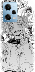 Husa din silicon compatibila cu Xiaomi Redmi Note 12 Pro 5G - model Anime Himiko Toga 