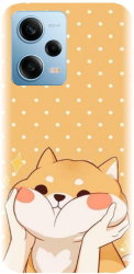 Husa din silicon compatibila cu Xiaomi Redmi Note 12 Pro Plus - model Lovely Dog 