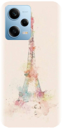 Husa din silicon compatibila cu Xiaomi Redmi Note 12 Pro Plus - model Turnul Eiffel 