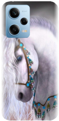 Husa din silicon compatibila cu Xiaomi Redmi Note 12 Pro Plus - model White Horse 