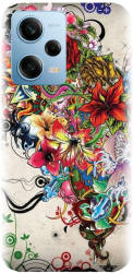 Husa din silicon compatibila cu Xiaomi Redmi Note 12 Pro Speed - model Abstract Flowers 