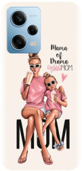 Husa din silicon compatibila cu Xiaomi Redmi Note 12 Pro Speed - model Mama 