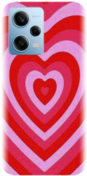 Husa din silicon compatibila cu Xiaomi Redmi Note 12 Pro Speed - model PPG Heart Tunnel 