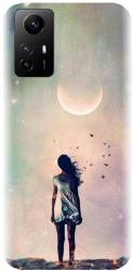 Husa din silicon compatibila cu Xiaomi Redmi Note 12s 4g - model Alone Woman 