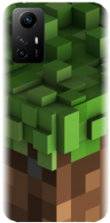 Husa din silicon compatibila cu Xiaomi Redmi Note 12s 4g - model Minecraft 