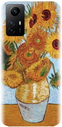 Husa din silicon compatibila cu Xiaomi Redmi Note 12s 4g - model Sunflowers 2 