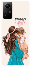Husa din silicon compatibila cu Xiaomi Redmi Note 12s 4g - model Super mama si fetita 
