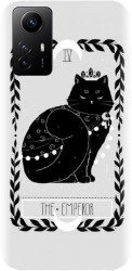Husa din silicon compatibila cu Xiaomi Redmi Note 12s 4g - model Tarot The Emperor 