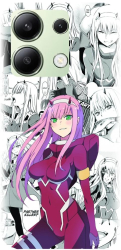 Husa din silicon compatibila cu Xiaomi Redmi Note 13 4g - model Anime Zero Two 