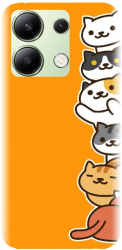 Husa din silicon compatibila cu Xiaomi Redmi Note 13 4g - model Cat Tower 