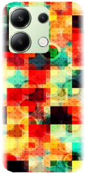 Husa din silicon compatibila cu Xiaomi Redmi Note 13 4g - model Colorful Abstract 