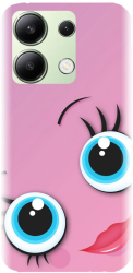 Husa din silicon compatibila cu Xiaomi Redmi Note 13 4g - model Girly Pink 