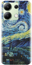 Husa din silicon compatibila cu Xiaomi Redmi Note 13 4g - model The Starry Night 