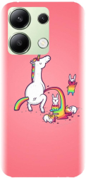 Husa din silicon compatibila cu Xiaomi Redmi Note 13 4g - model Unicorn 