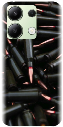 Husa din silicon compatibila cu Xiaomi Redmi Note 13 4g - model Weapons Ammunition