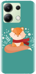 Husa din silicon compatibila cu Xiaomi Redmi Note 13 4g - model Winter Fox