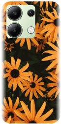 Husa din silicon compatibila cu Xiaomi Redmi Note 13 4g - model Yellow Flowers 