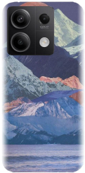 Husa din silicon compatibila cu Xiaomi Redmi Note 13 5g - model Collage Mountain 