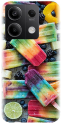 Husa din silicon compatibila cu Xiaomi Redmi Note 13 5g - model Colorful Ice Cream 