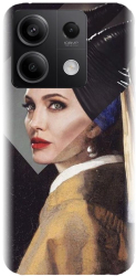 Husa din silicon compatibila cu Xiaomi Redmi Note 13 5g - model Girl With A Pearl 