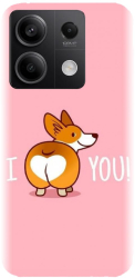 Husa din silicon compatibila cu Xiaomi Redmi Note 13 5g - model I Corgi U 