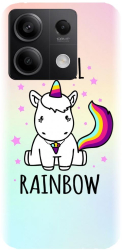 Husa din silicon compatibila cu Xiaomi Redmi Note 13 5g - model I smell rainbow 
