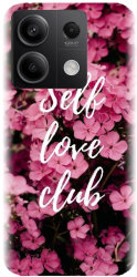Husa din silicon compatibila cu Xiaomi Redmi Note 13 5g - model Love Self Love Club 