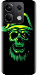 Husa din silicon compatibila cu Xiaomi Redmi Note 13 5g - model Pirate Skull 
