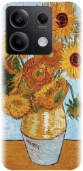 Husa din silicon compatibila cu Xiaomi Redmi Note 13 5g - model Sunflowers 2 