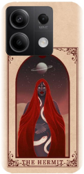 Husa din silicon compatibila cu Xiaomi Redmi Note 13 5g - model Tarot The Hermit 