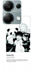Husa din silicon compatibila cu Xiaomi Redmi Note 13 Pro 4G - model Anime Jujutsu Kaisen 
