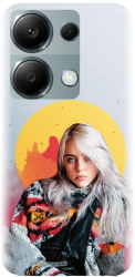 Husa din silicon compatibila cu Xiaomi Redmi Note 13 Pro 4G - model Billie Eilish 