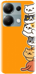 Husa din silicon compatibila cu Xiaomi Redmi Note 13 Pro 4G - model Cat Tower 