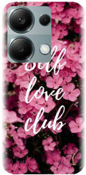 Husa din silicon compatibila cu Xiaomi Redmi Note 13 Pro 4G - model Love Self Love Club 