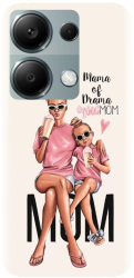 Husa din silicon compatibila cu Xiaomi Redmi Note 13 Pro 4G - model Mama 
