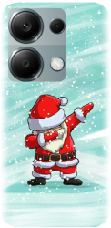 Husa din silicon compatibila cu Xiaomi Redmi Note 13 Pro 4G - model Santa Dance 