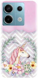 Husa din silicon compatibila cu Xiaomi Redmi Note 13 Pro 5G - model Aesthetic Unicorn 