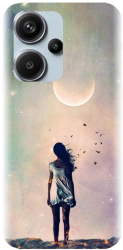 Husa din silicon compatibila cu Xiaomi Redmi Note 13 Pro+ 5g - model Alone Woman
