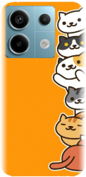 Husa din silicon compatibila cu Xiaomi Redmi Note 13 Pro 5G - model Cat Tower 