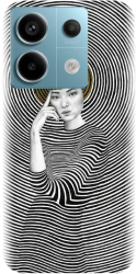 Husa din silicon compatibila cu Xiaomi Redmi Note 13 Pro 5G - model Collage Maze 