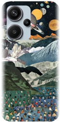 Husa din silicon compatibila cu Xiaomi Redmi Note 13 Pro+ 5g - model Collage 
